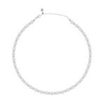 Urisma “Clair de Lune” Moissanite & Pearl Necklace - Vertical View of Whole Ring