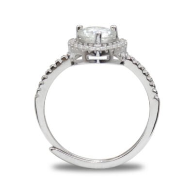 Urisma Aurora Bloom Ring - Vertical View of Whole Ring
