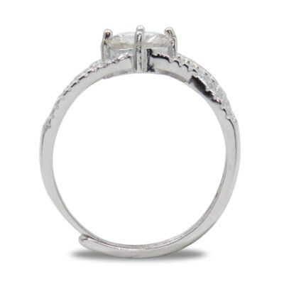 Urisma Celestine Splendor Ring - Vertical View of Whole Ring