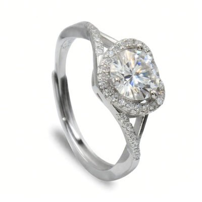 Urisma Amour Radiant Ring - Side Profile Showing Band Detail