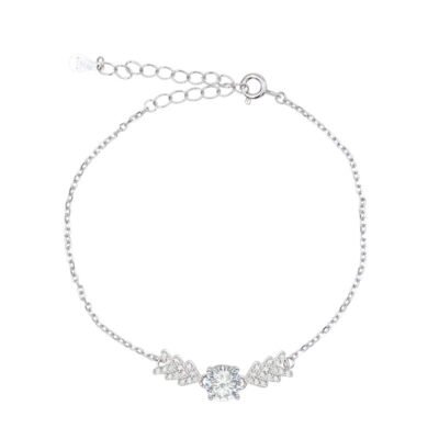 Urisma Lumière Wing Moissanite Bracelet